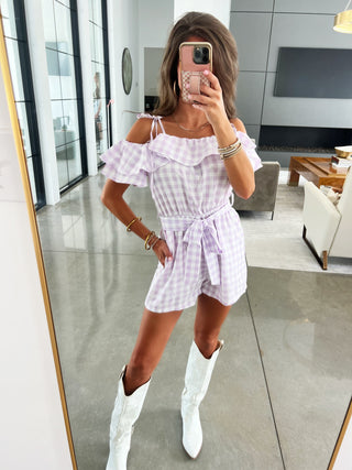 Before You Know It Lilac Romper ~FINAL SALE~