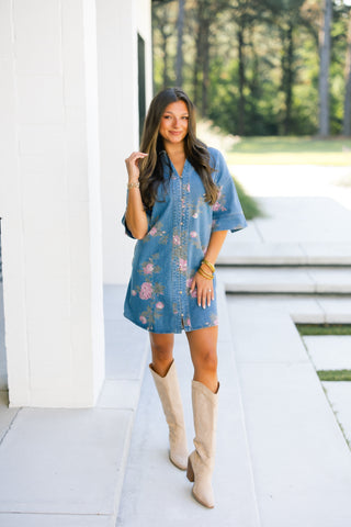 Daring Diva Denim Dress