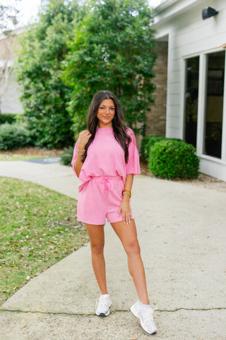 Charming Chill Set-Pink
