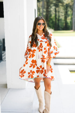 Really In Love Rust Dress