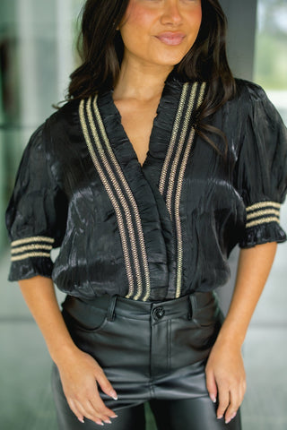 Better Together Black Top - Instyle Boutique