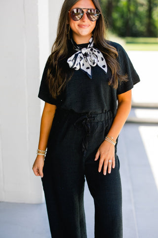 Simply Put Together Black Set - Instyle Boutique