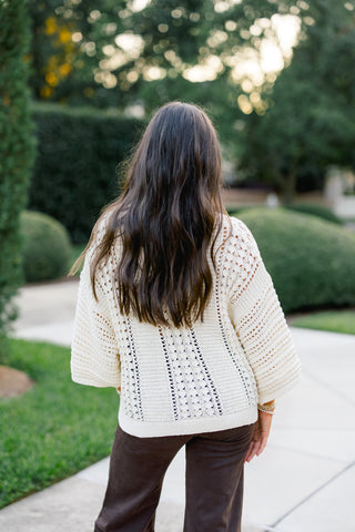 Sassy Shimmer Knit Sweater
