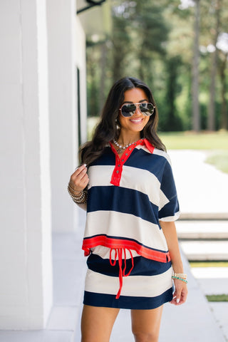 Nautical Nights Stripe Set - Instyle Boutique