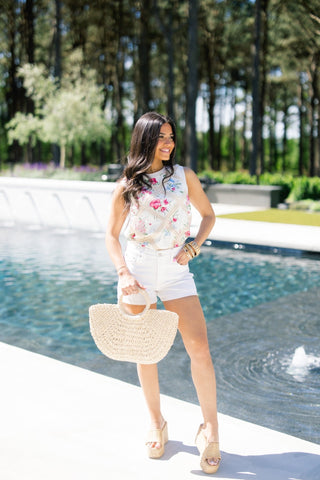 Willa White Crochet Tank - Instyle Boutique