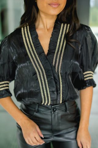 Better Together Black Top - Instyle Boutique