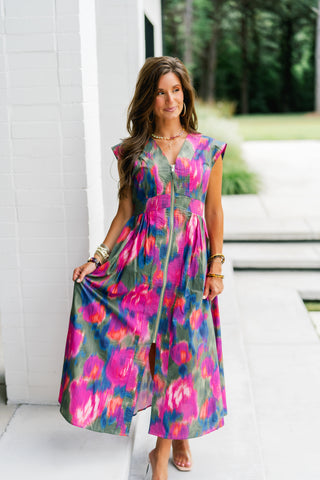 Garden in Bloom Midi Dress