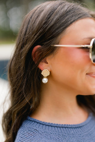 Seaside Seashell Earrings - Instyle Boutique