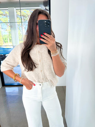 Almost Autumn Oatmeal Sweater Top - Instyle Boutique