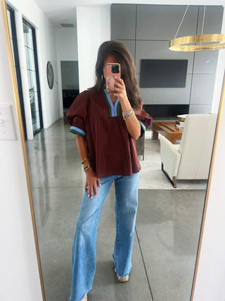 Day To Day Brown Top