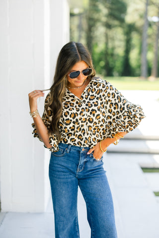A Little Sassy Animal Print Top