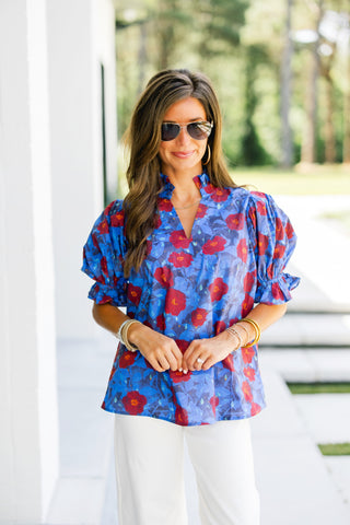 Midnight Mood Floral Top