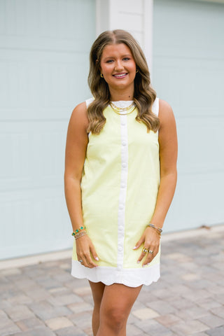 Make It Known Yellow Mini Dress - Instyle Boutique