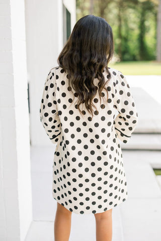 Dot To Dot Shift Dress - Instyle Boutique