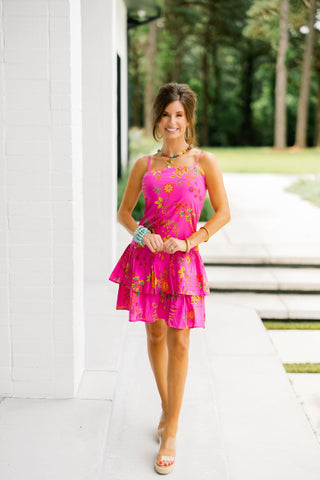 Tropicana Ruffle Mini Dress - Instyle Boutique