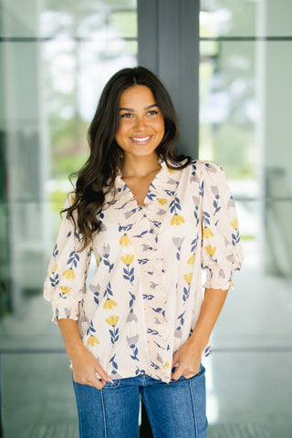 Never Ending Nights Cream Top