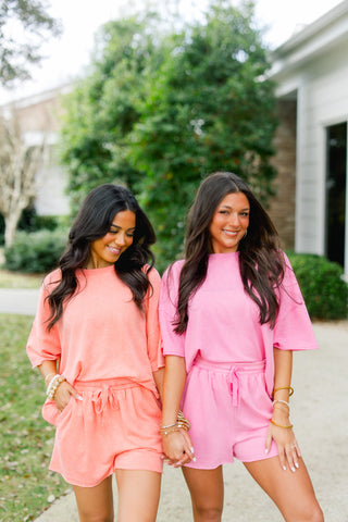 Charming Chill Set-Pink