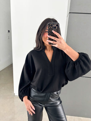 By The Way Black Top - Instyle Boutique