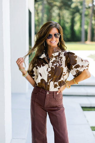 Uptown Botanicals Top - Instyle Boutique