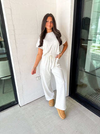 Effortlessly Yours Heathered Grey Set - Instyle Boutique