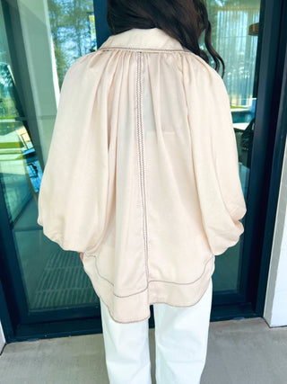 Soft Surroundings Ivory Top - Instyle Boutique