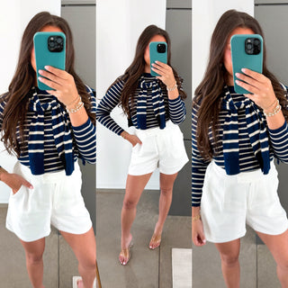 Effortless Chic Striped Sweater - Instyle Boutique