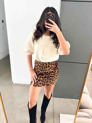 Mya Mini Animal Print Skirt - Instyle Boutique