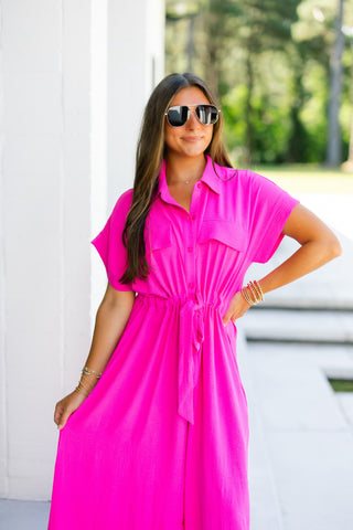 Have Some Fun Hot Pink Dress