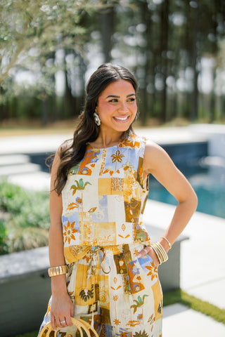 Vintage Daydream Patchwork Two - Piece Set - Instyle Boutique