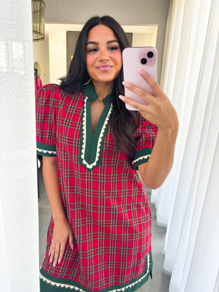 Holiday Plaid Perfection Dress