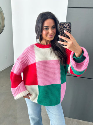 Making Memories Multicolor Sweater - Instyle Boutique