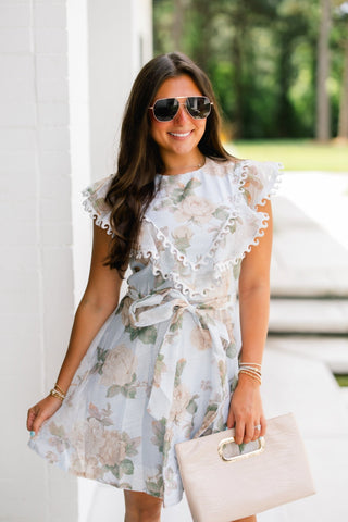 Whispering Petals Lace Dress - Instyle Boutique