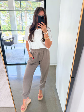 Move Over Mocha Joggers - Instyle Boutique