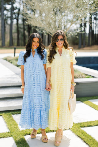 Whimsy Daydream Blue Dress - Instyle Boutique