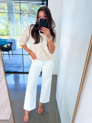 Almost Autumn Oatmeal Sweater Top - Instyle Boutique