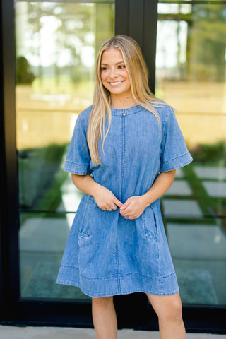 Delaney Denim Dress ~FINAL SALE~