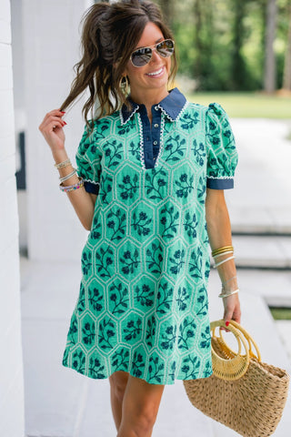 Garden Party Polo Mini Dress - Instyle Boutique