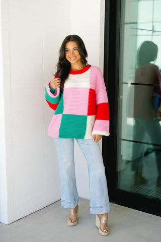 Making Memories Multicolor Sweater - Instyle Boutique