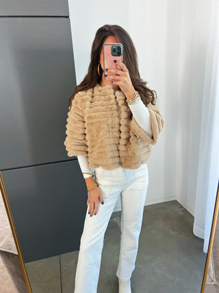 Fancy Darling Taupe Fur Coat