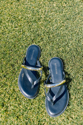 Kara Black Sandal - Instyle Boutique