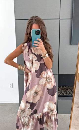 Petal Reverie Floral Midi Dress - Instyle Boutique