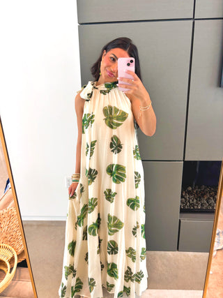 Palm Cove Halter Maxi Dress - Instyle Boutique