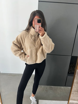 Be Cozy Beige Pullover ~PINK FRIDAY DEAL~ - Instyle Boutique