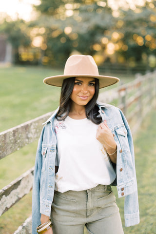Aspen Cropped Denim Jacket