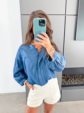 Blue Horizon Denim Jacket - Instyle Boutique