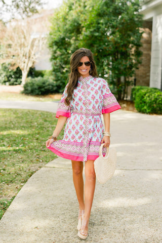 Miranda Floral Button Down Dress