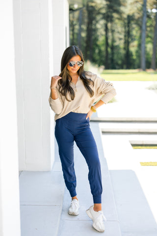 Sand Textured Sweatshirt