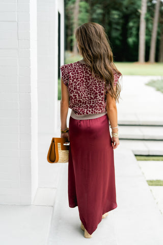 Berry Bliss Two-Piece Sweater Dress Set