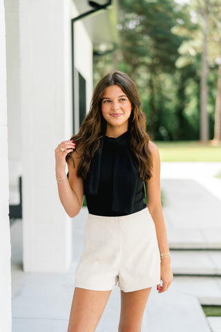 Soft Finish Black Cardigan Top