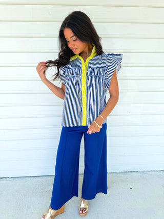 Lime Tide Top - Instyle Boutique